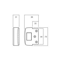 LOCKWOOD 001-3653 RETRO FIT STRIKE