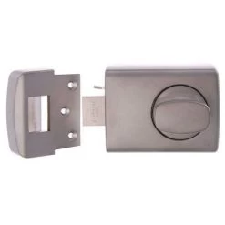 LOCKWOOD 002 KNOB DEADLATCH SATIN CHROME PEARL