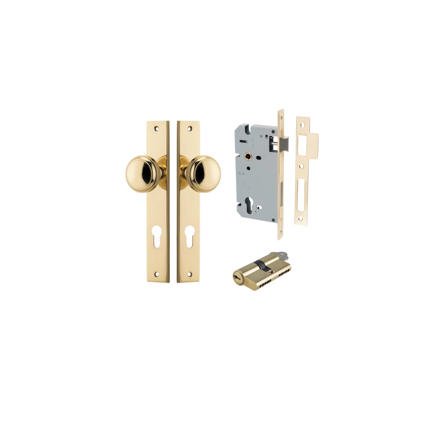 IVER DOOR KNOB PADDINGTON RECTANGULAR BACKPLATE - KIT - Image 7