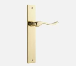 IVER DOOR LEVER STIRLING RECTANGULAR BACKPLATE