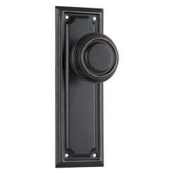 TRADCO DOOR KNOB EDWARDIAN LATCH PAIR