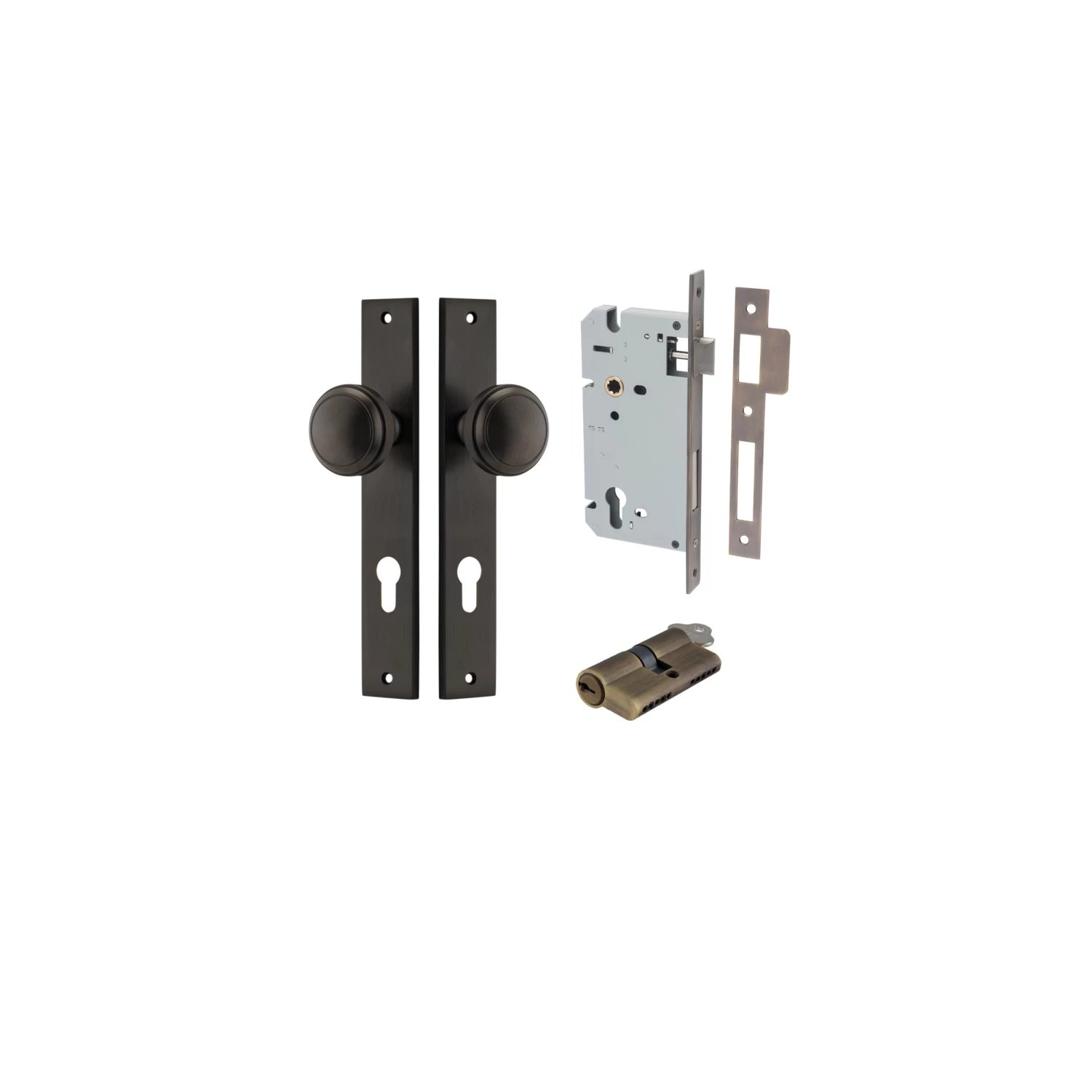 IVER DOOR KNOB PADDINGTON RECTANGULAR BACKPLATE - KIT - Image 11