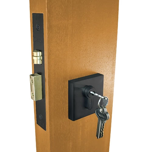 ZANDA MATT BLACK SQUARE ROLLER LOCK KIT