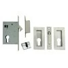 ZANDA SQUARE SLIDING DOOR EURO LOCK KIT