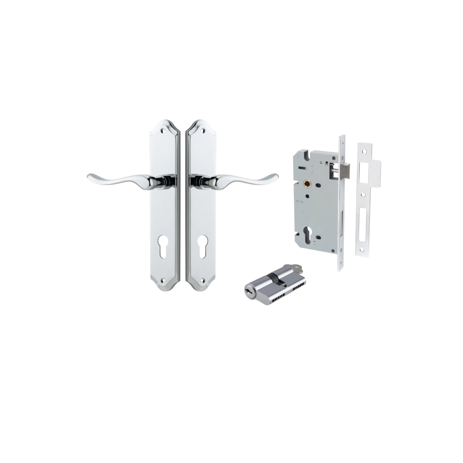 IVER DOOR LEVER STIRLING SHOULDERED BACKPLATE - KIT - Image 11