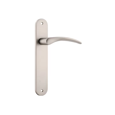 IVER DOOR LEVER OXFORD OVAL BACKPLATE