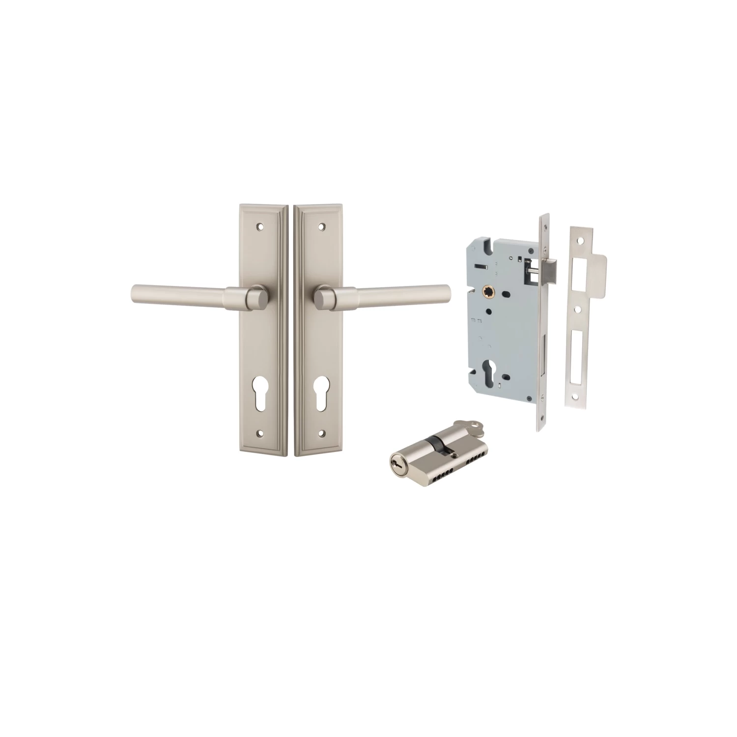 IVER DOOR LEVER HELSINKI STEPPED BACKPLATE - KIT - Image 3