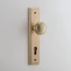 IVER DOOR KNOB PADDINGTON STEPPED BACKPLATE