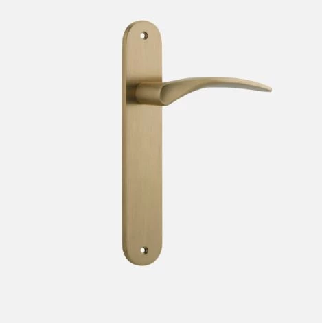 IVER DOOR LEVER OXFORD OVAL BACKPLATE - Image 4