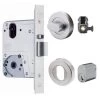 LOCKWOOD 3772 MORTICE LOCK TURNSNIB KIT (INC. CYLINDER, TURNSNIB, ESCUTCHEON & ADAPTOR)