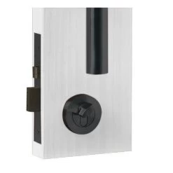 ZANDA MATT BLACK ROUND ROLLER LOCK KIT