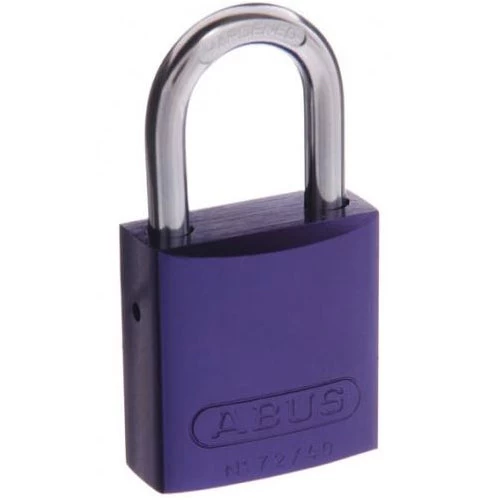 ABUS ALUMINIUM PADLOCK 72/40 (VARIOUS COLOURS) - Image 5