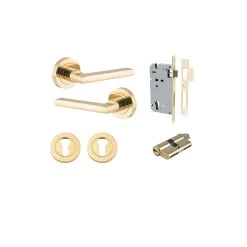 IVER DOOR BALTIMORE LEVER ROUND ROSE - KIT