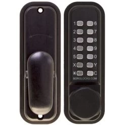 BORG DIGITAL LOCK 2601 MARINE GRADE PRO BLACK ECP