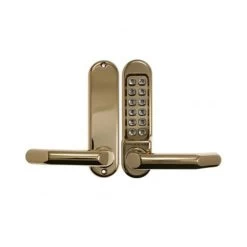 BORG DIGITAL LOCK 5001 POLISHED BRASS