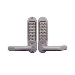 BORG DIGITAL LOCK BACK TO BACK 5051 SATIN CHROME