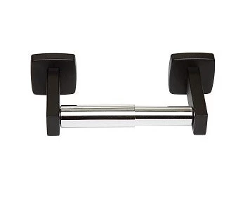 METLAM SINGLE TOILET ROLL HOLDER - CHROME PLATED ABS ROLLER - Image 2