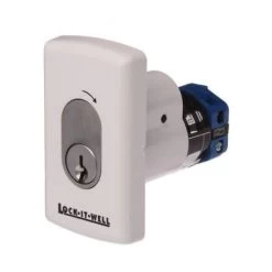 LOCK IT WELL OVAL KEY SWITCH SPRING RETURN