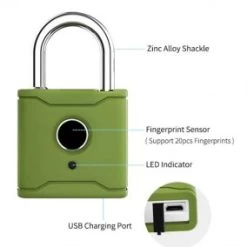 MCGRATH FINGERPRINT BLUETOOTH PADLOCK - MLPL70