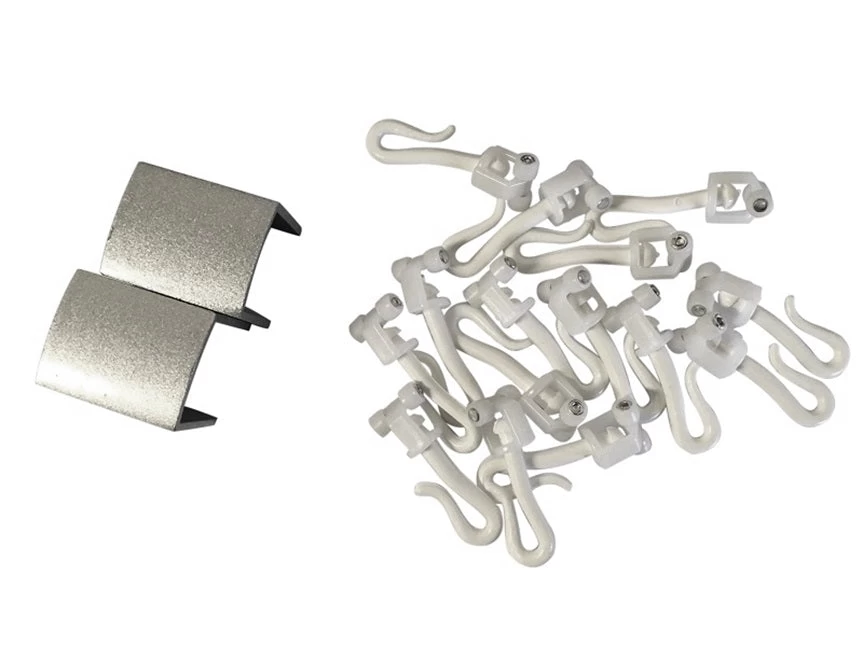 METLAM L BEND SHOWER CURTAIN TRACK SYSTEM - 1600mm X 1600mm - Image 3