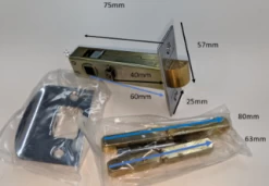 GAINSBOROUGH 780 SERIES PRIVACY LATCH (60MM BACKSET)