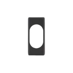 LOCKWOOD 3540 SERIES NARROW CYLINDER ESCUTCHEON (MATT BLACK)