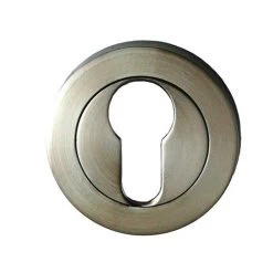 NIDUS EURO ESCUTCHEON ROUND STAINLESS STEEL