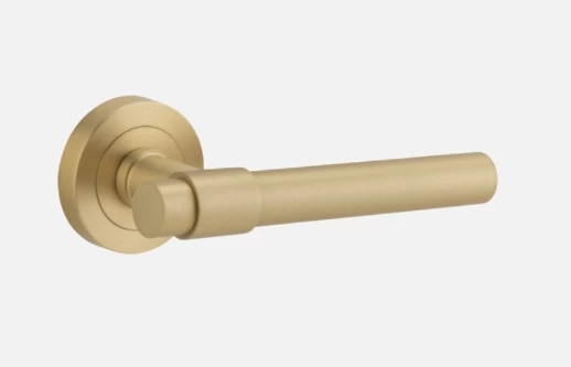 IVER DOOR LEVER HELSINKI ROUND ROSE