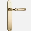 IVER DOOR LEVER VERONA OVAL BACKPLATE