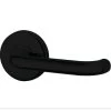 LOCKWOOD VELOCITY LARGE ROSE LEVER HANDLES MATT BLACK - GIDGEE 37