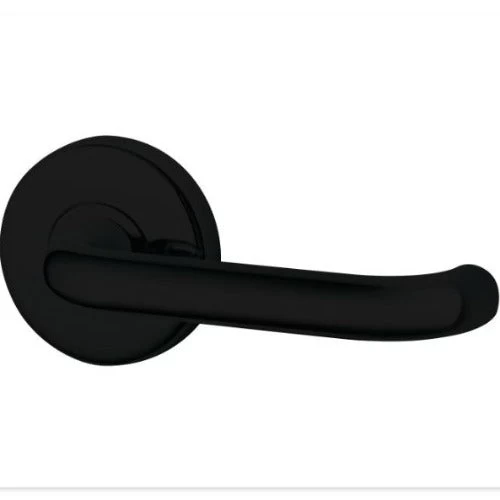 LOCKWOOD VELOCITY LARGE ROSE LEVER HANDLES MATT BLACK - GIDGEE 37