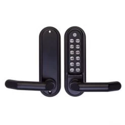 BORG DIGITAL LOCK M/GRADE PRO BLK 5001 LEVER/LEVER ECP