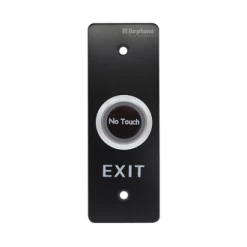 NEPTUNE TOUCHLESS EXIT,MULLION,NO/NC/C,LED,1.7mm SS,12-24V,BLACK