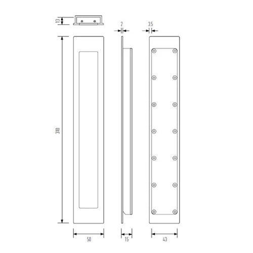 HALLIDAY AND BAILLIE FLUSH PULL HB1470 - Image 2