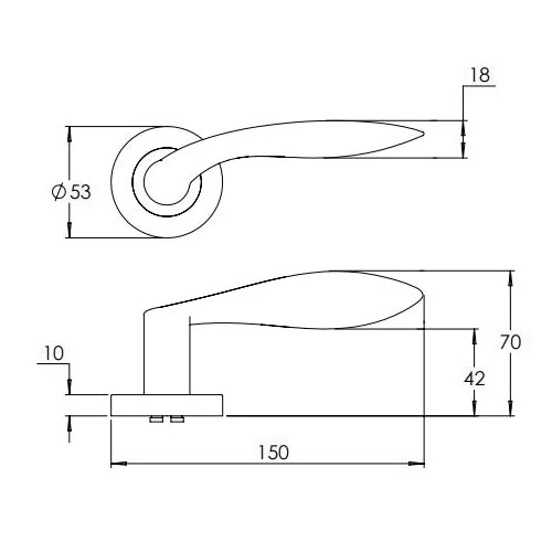 MADINOZ VISION ROUND ROSE LEVERSET MDZ888-6 - Image 3