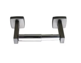 METLAM SINGLE TOILET ROLL HOLDER - CHROME PLATED ABS ROLLER